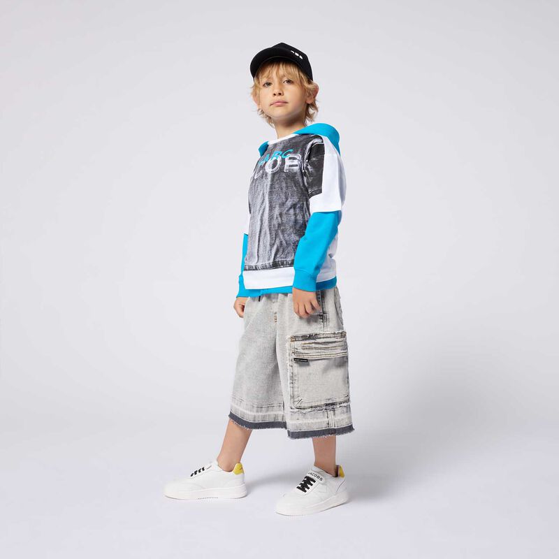 MARC JACOBS Denim Mid-Length Bermuda Shorts 3-10Y image number 2